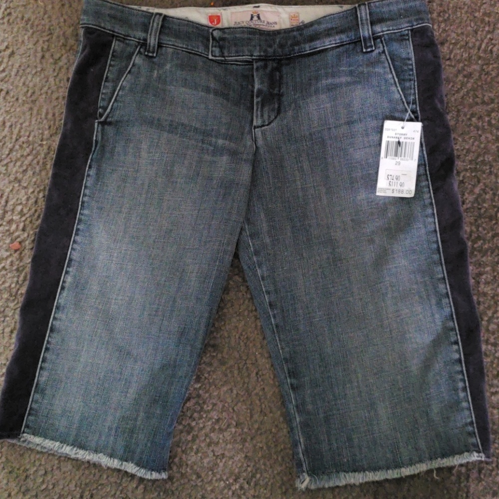 Juicy Couture jeans shorts NWT